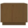 vidaXL Mesa de centro madera maciza de pino marrón miel 80x50x40 cm