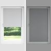 vidaXL Estor Enrollable Opaco gris 70x230 cm Tela Ancho 65,7 cm