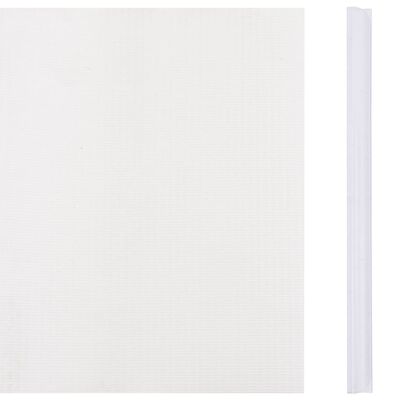 vidaXL Paneles de privacidad 4 uds PVC blanco 35x0,19 m