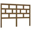 vidaXL Cabecero de cama madera maciza de pino marr&oacute;n miel 146x4x100 cm