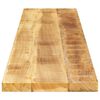 vidaXL Tablero de mesa rectangular madera mango rugosa 160x40x2,5 cm