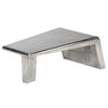 vidaXL Mesa de centro estilo aviador vintage de aluminio