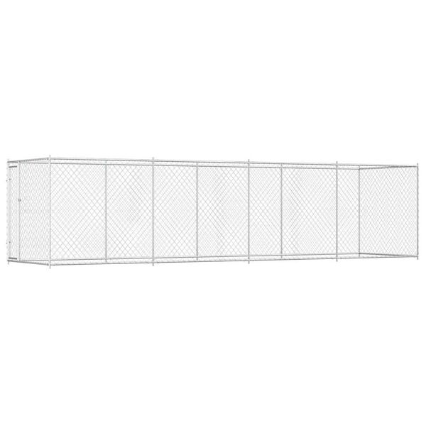 vidaXL Perrera de exterior 760x192x185 cm