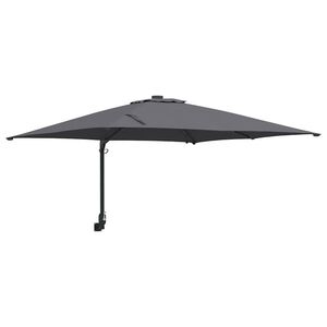 vidaXL Sombrilla de jard&iacute;n Antracita 248,5 x 247,5 x 160 cm