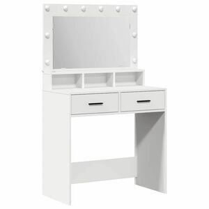 vidaXL Mesa Tocador 79 x 41 x 135 cm Madera de ingenier&iacute;a