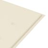 vidaXL Banco de jardín con cojín madera maciza de acacia 120 cm