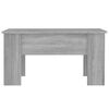 vidaXL Mesa de centro madera de ingeniería gris Sonoma 79x49x41 cm