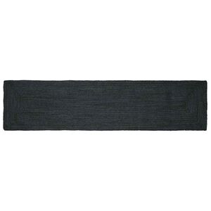 vidaXL Alfombra de &aacute;rea Gris oscuro 60 x 250 cm yute