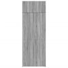 vidaXL Armario de madera ingenier&iacute;a gris Sonoma 80x42,5x225 cm