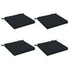 vidaXL Cojines de Asiento de 4 Piezas SOEST 4 uds. 100% Poli&eacute;ster