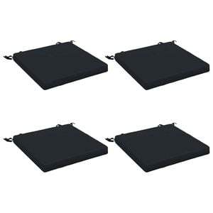 vidaXL Cojines de Asiento de 4 Piezas SOEST 4 uds. 100% Poli&eacute;ster