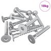 vidaXL Tornillos Confirmat 5000 pcs Plateado Metal