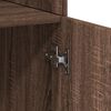 vidaXL Armario de madera de ingenier&iacute;a marr&oacute;n roble 80x42,5x225 cm