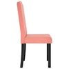vidaXL Sillas de comedor 4 unidades terciopelo rosa