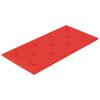 vidaXL Cabecero de Pared 12 uds. Rojo Cuero sint&eacute;tico