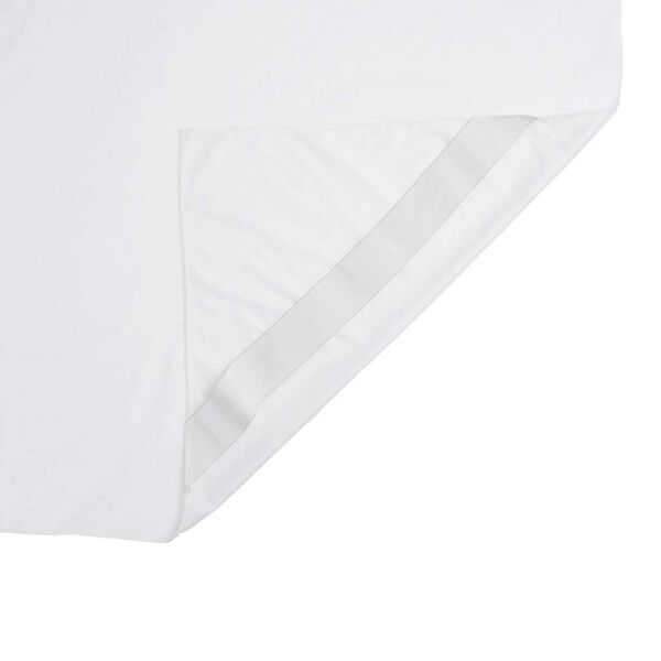 vidaXL Protector de colch&oacute;n impermeable blanco 160x200 cm