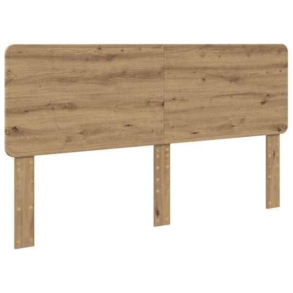 vidaXL Cabecero Roble artesanal 180 cm Madera contrachapada