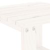 vidaXL Tumbonas con mesa 2 uds madera maciza de pino blanco