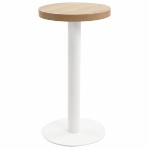vidaXL Mesa de bistr&oacute; MDF marr&oacute;n claro 40 cm