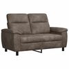 vidaXL Sof&aacute; Gris oscuro 158 x 90 x 95 cm Cuero de Suede Sint&eacute;tico