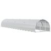 vidaXL Gallinero Plateado 800 x 150 x 100 cm Acero Galvanizado