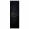 vidaXL Alfombra de cocina Cubiertos Negro 180 x 60 cm Terciopelo