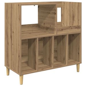 vidaXL Soporte para tocadiscos Roble artisan 82 x 39,5 x 82,5 cm