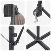 vidaXL Parasol de cantilever tipo pl&aacute;tano Taup&eacute; 249 x 249 x 250 cm