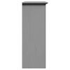 vidaXL Mueble de entrada BODO gris 80x35x90 cm
