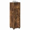 vidaXL Gabinete de Ba&ntilde;o con caj&oacute;n Roble ahumado 30,5 x 30 x 101 cm
