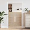 vidaXL Puerta de Armario con puerta 2 pcs Natural 49,5 x 2,1 x 110 cm