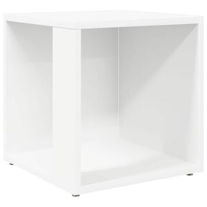 vidaXL Mesas auxiliares 33 x 33 x 34 cm Engineered wood Blanco