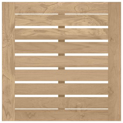 vidaXL Mesa de centro madera maciza de teca 45x45x30 cm