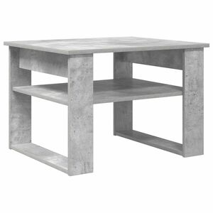 vidaXL Mesa de Caf&eacute; Gris Concreto 64 x 54 x 44 cm Madera de ingenier&iacute;a