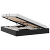 vidaXL Estructura de Cama Ottoman Negro 160 x 200 cm Cuero sint&eacute;tico