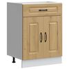 vidaXL Mueble bajo de cocina Kalmar roble artesanal madera ingenier&iacute;a