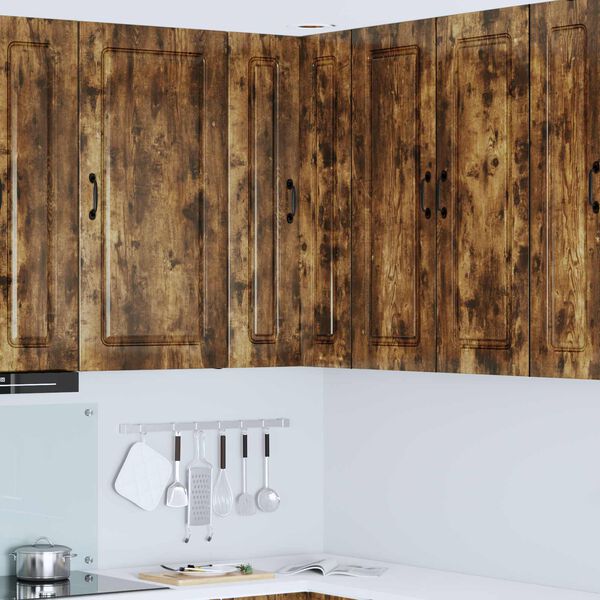 vidaXL Mueble de Cocina Kalmar Roble ahumado 57 x 57 x 100 cm