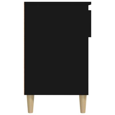vidaXL Mueble zapatero madera contrachapada negro 102x36x60 cm