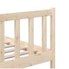 vidaXL Estructura de cama de madera maciza 200x200 cm