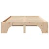 vidaXL Estructura de cama Madera de pino macizo 120 x 190 cm