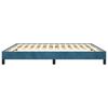 vidaXL Estructura de cama sin colchón terciopelo azul oscuro 180x200cm