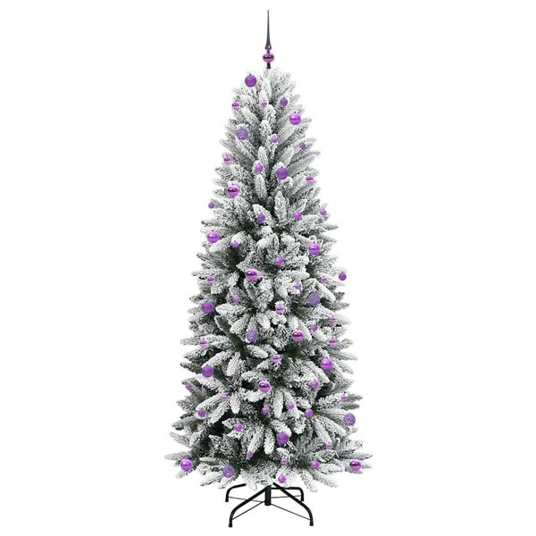 vidaXL &Aacute;rbol de Navidad artificial 240 cm PVC y Pl&aacute;stico y Acero y PE
