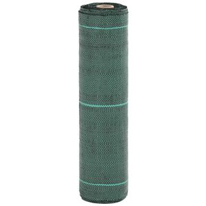 vidaXL Membrana de malezas PP verde 0,5x10 m