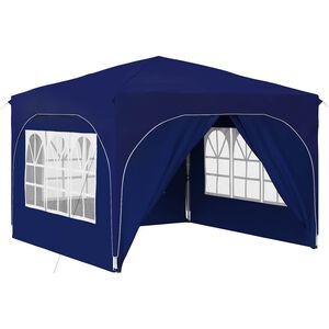 vidaXL Carpa Plegable para Fiestas 290 x 290 x 245 cm Azul