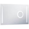 vidaXL Espejo de pared de ba&ntilde;o con LED y sensor t&aacute;ctil 100x60 cm