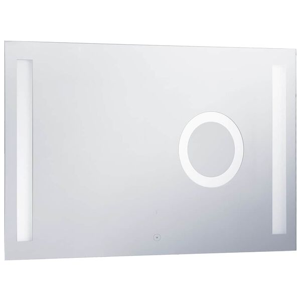vidaXL Espejo de pared de ba&ntilde;o con LED y sensor t&aacute;ctil 100x60 cm