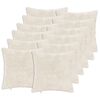 vidaXL Funda de almohada 12 uds. HEERLEN Blanco 45 x 45 cm