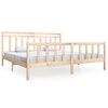 vidaXL Estructura de cama de madera maciza 200x200 cm