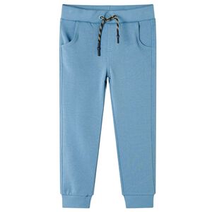 Pantalones de ch&aacute;ndal infantiles azul medio 116