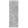 vidaXL Armario almacenamiento madera contrachapada gris 60x29,5x90 cm